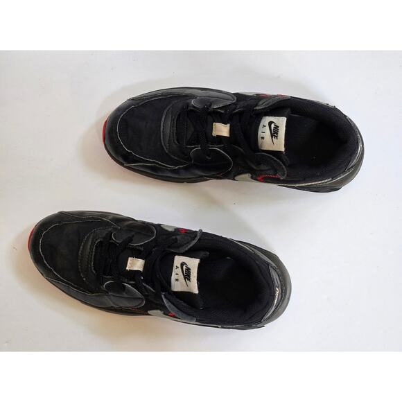Nike Shoes Youth 3Y Air Max Excee 90 Black / Red Sneakers CD6892-016 - Picture 2 of 7